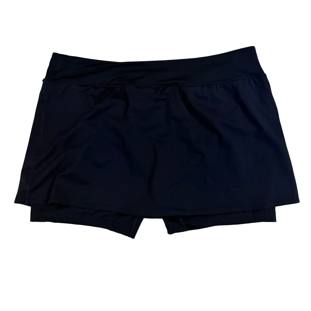 Nike Dri-FIT Slim Fit Skort Womens XL Navy Blue Excellent Tennis Pickleball